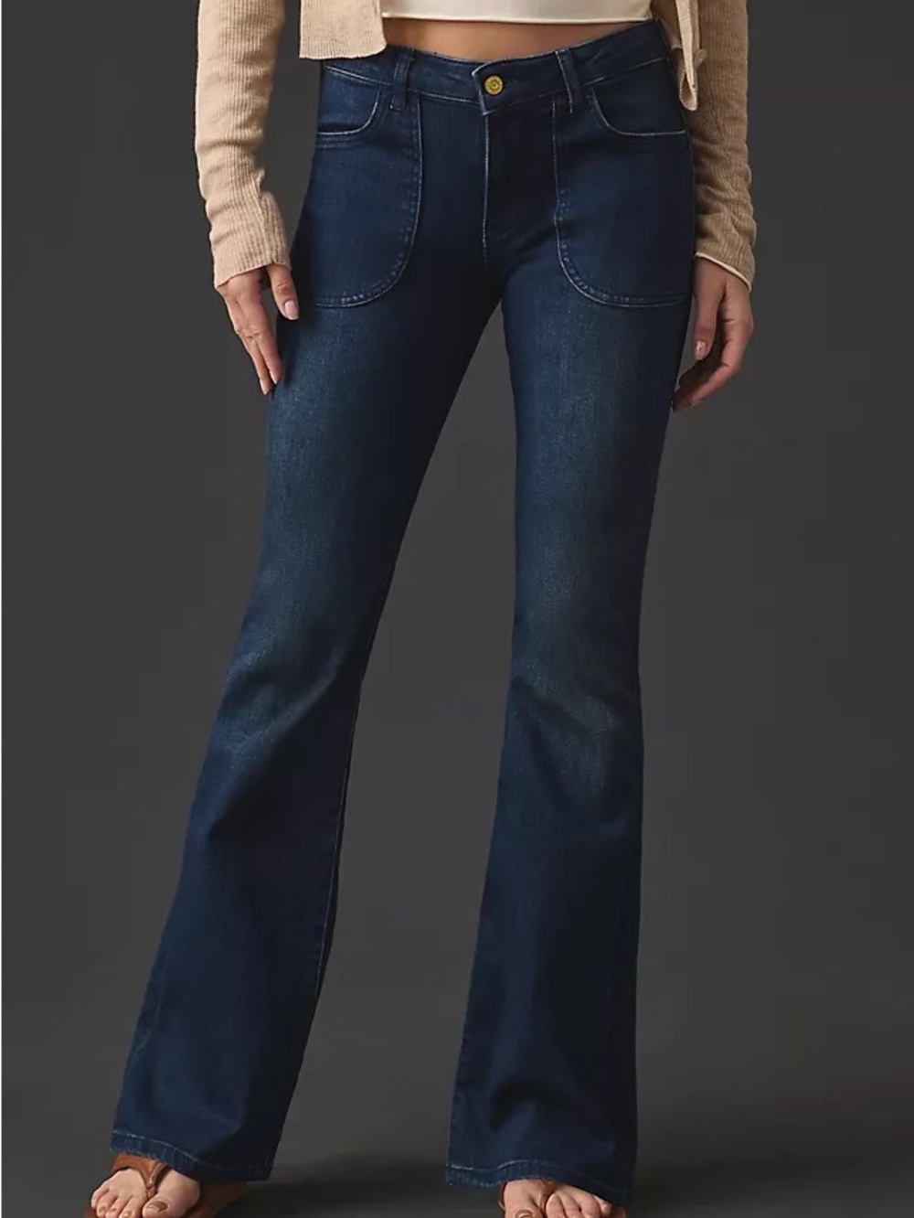 Anthropologie Pilcro The Icon Low-Rise Flare Denim Jeans